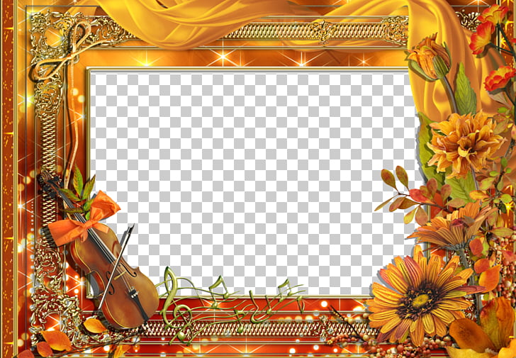 Frame Violin Photography, Violin Flowers Border PNG clipart.