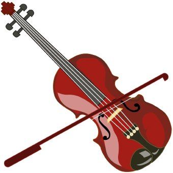 violin clip art.