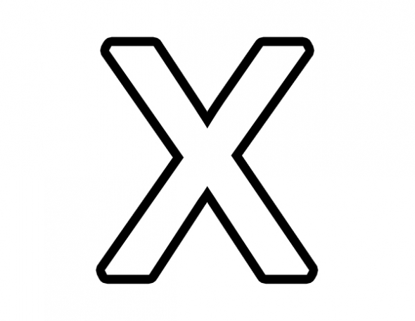 Letter X Clipart.