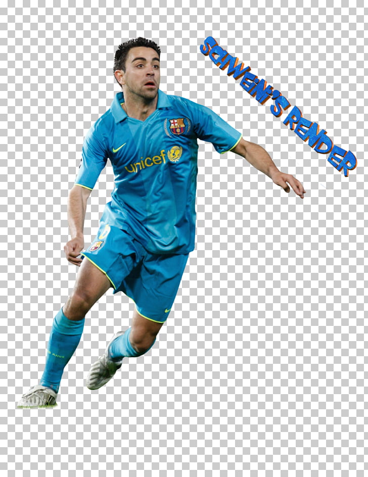 Rendering Football player , Xavi PNG clipart.