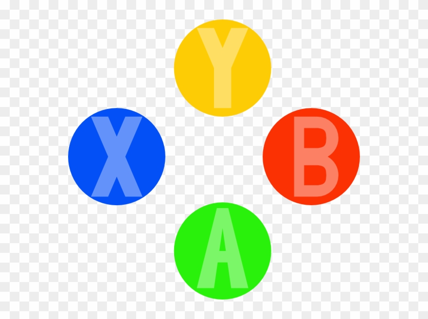 Xbox Controller Light Buttons Clip Art.