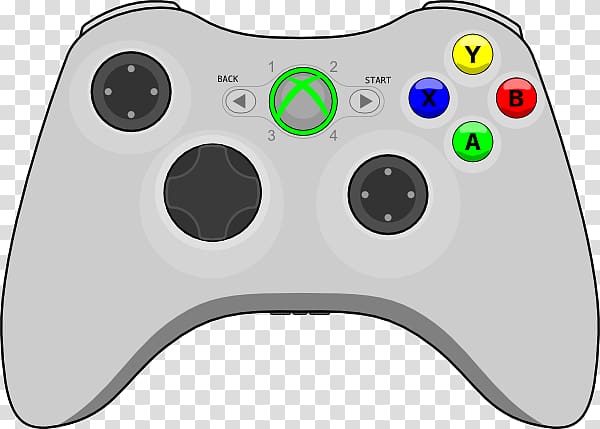 Black Xbox 360 controller Xbox One controller , Svg Gallery.