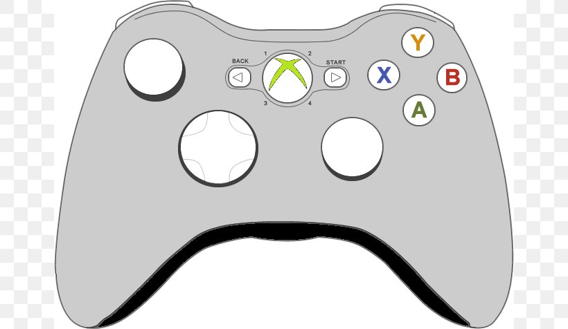 Xbox 360 Controller Xbox One Controller Joystick Clip Art.