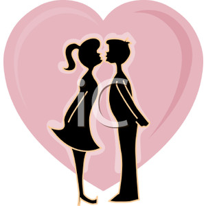 Young love clipart.