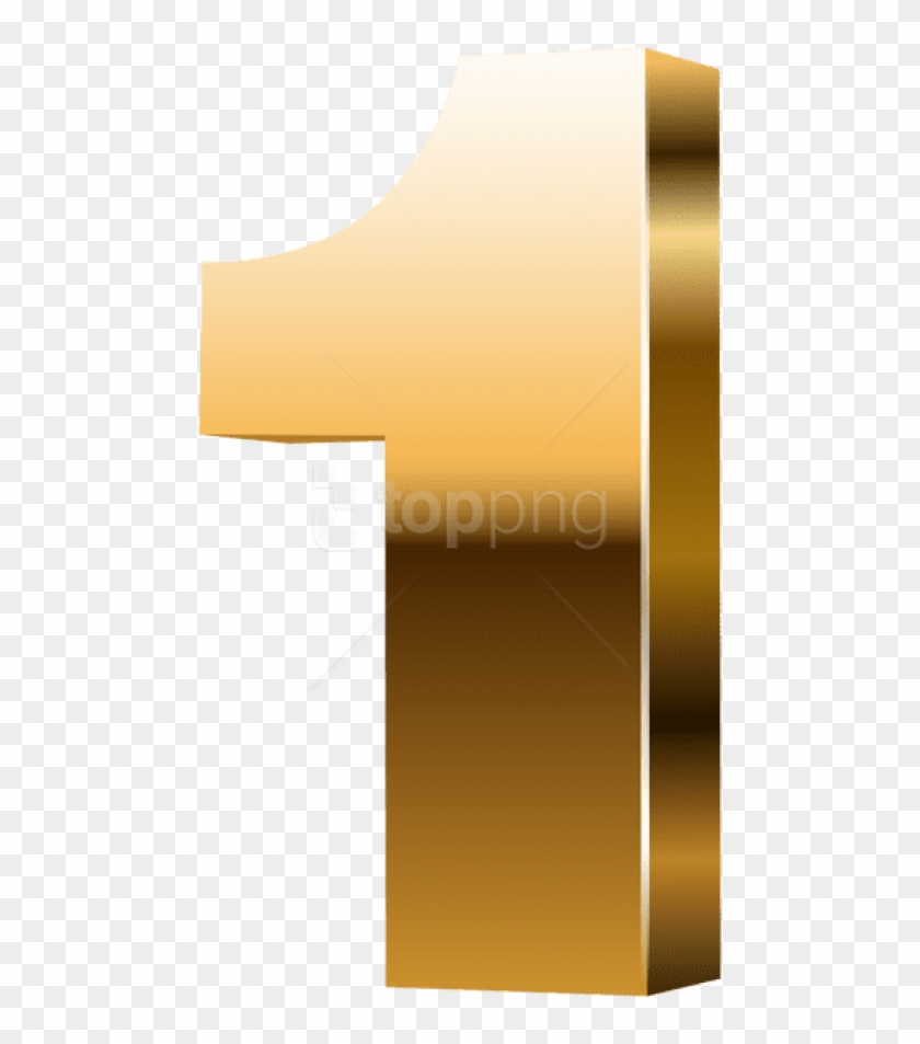 Free Png Download Number One 3d Gold Clipart Png Photo.