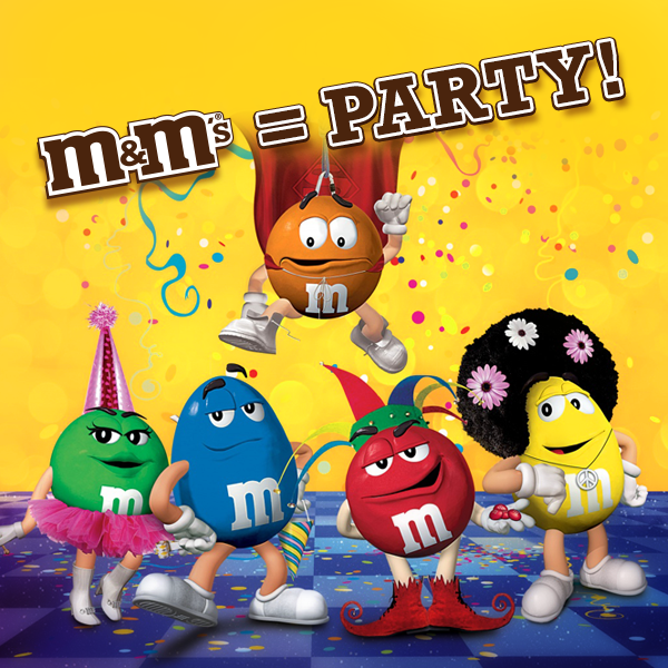 M&M\'s=Party! in 2019.