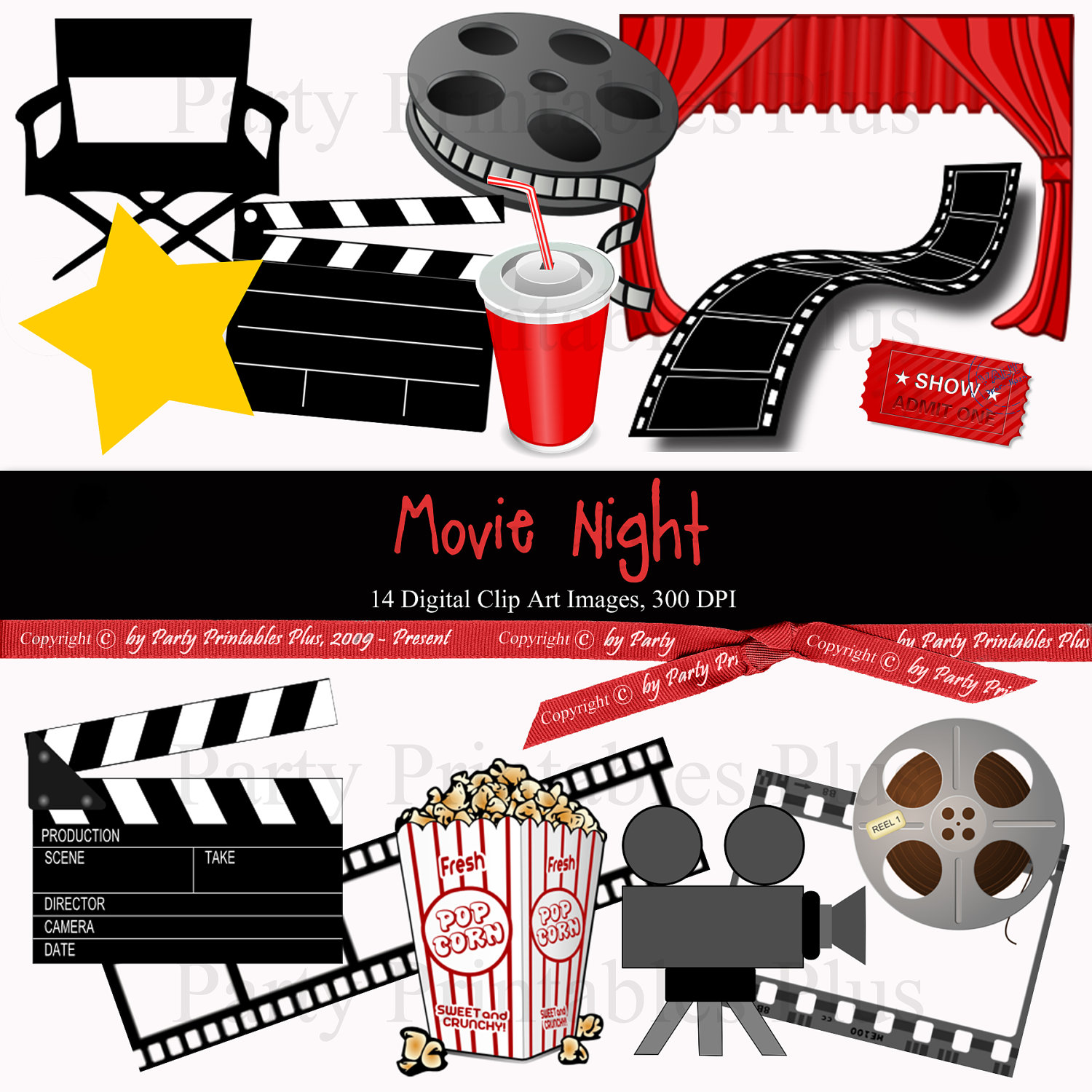 Movie Theme Clipart.