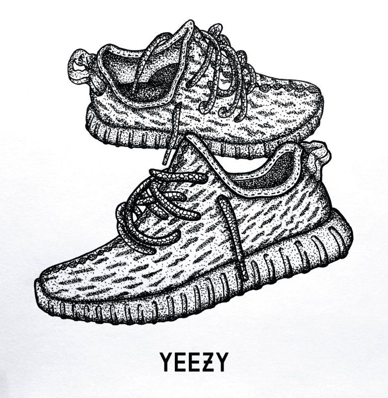 Adidas Yeezy Boost 350 in 2019.