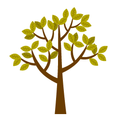 Free Yellow Tree Clipart Image｜Illustoon.