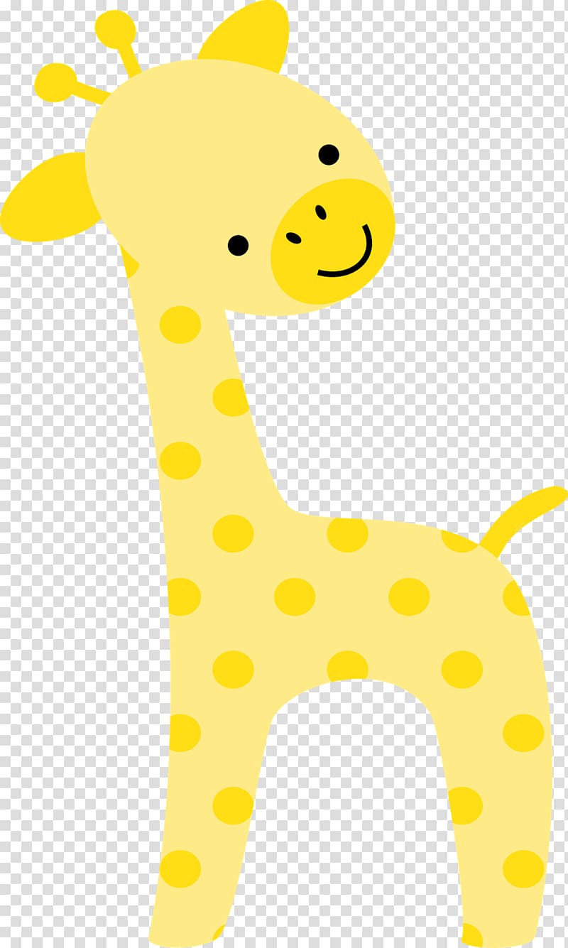 Yellow giraffe illustration, Baby Jungle Animals Zoo Safari.