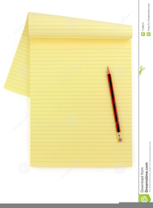 Clipart Yellow Lined Paper.