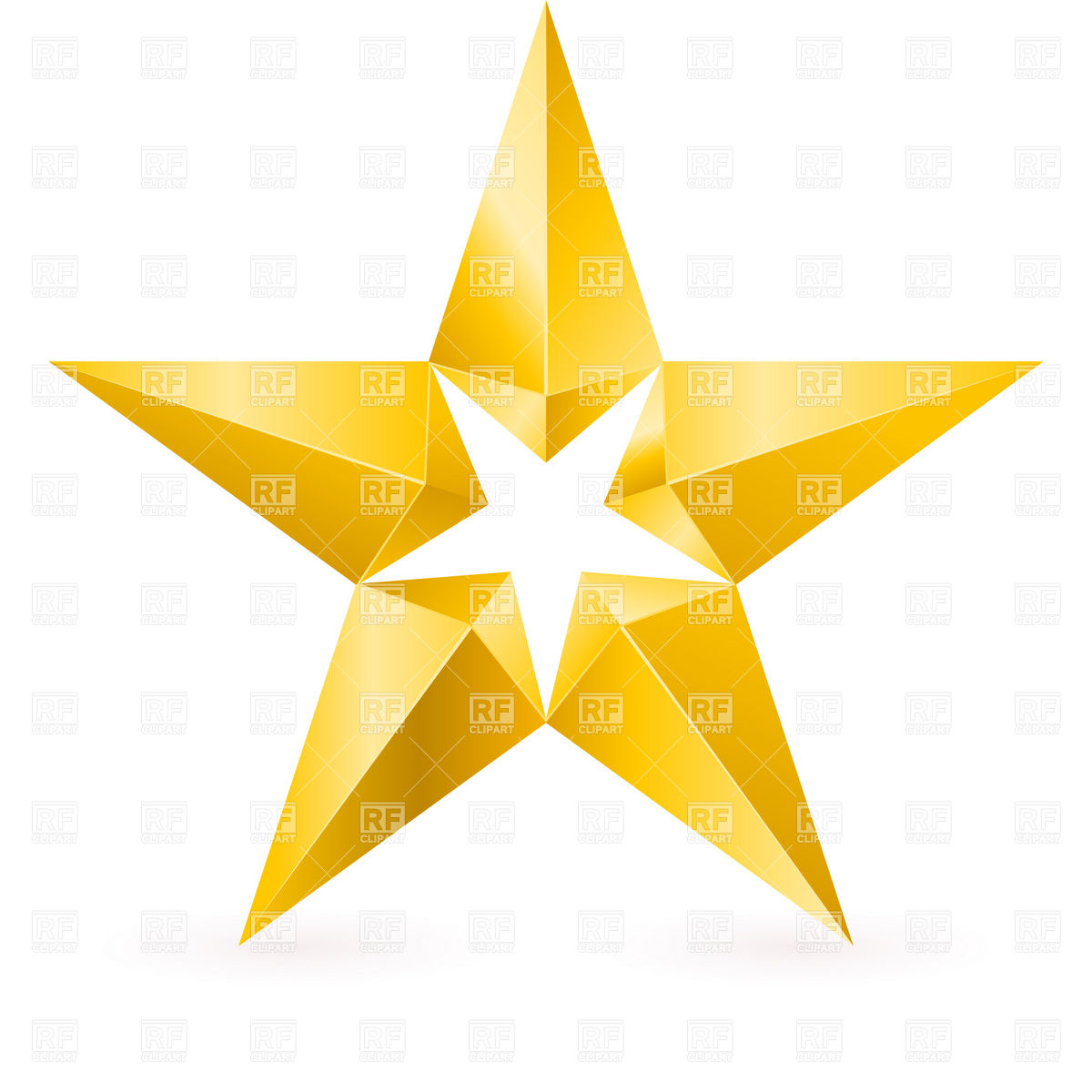 Gold shooting star clipart.