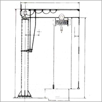 Industrial Jib Cranes - Color: As Per Requirement