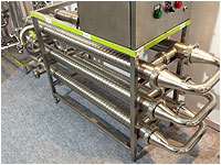 Silver Helical Heat Exchanger