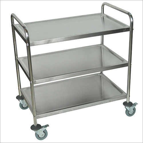 Stainless Steel Ss Service Trolley