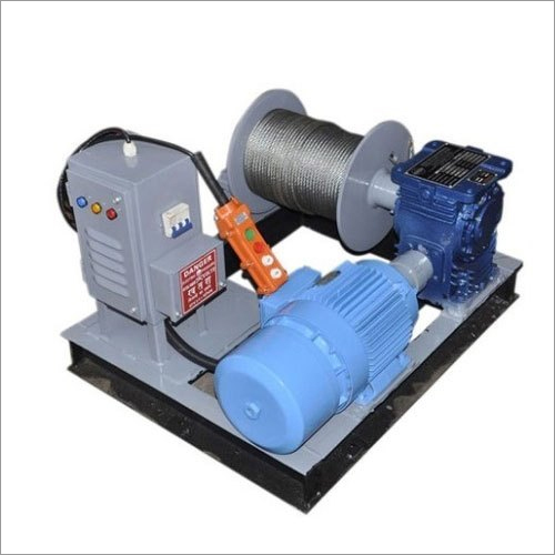 Portable Power Winch - Color: As Per Requirement