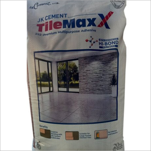 20 Kg Jk Tile Adhesives Grade: Industrial Grade