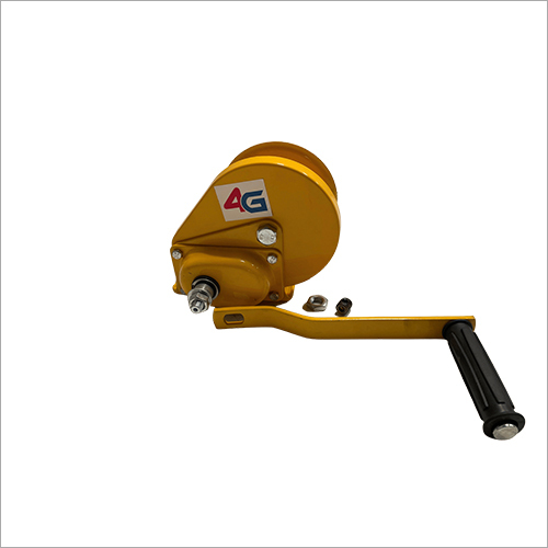 Yellow Manual Hand Winch