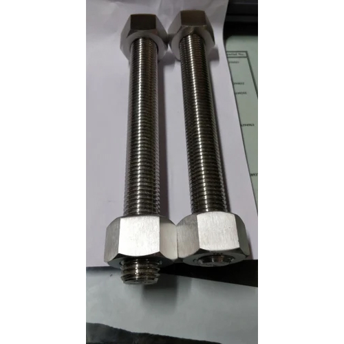 Hastelloy C22 Stud Bolt - Color: Gray