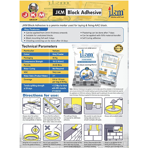 Tile Adhesive Application: Industrial