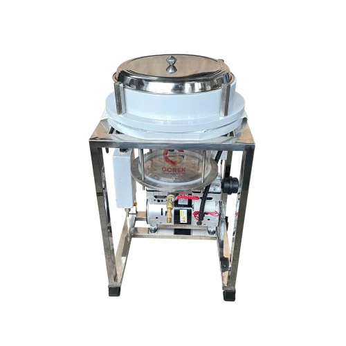 Vacuum Oil Filter Machine - 490x570x600 mm, Silver Color , 1 Year Warranty, 40 kg Weight