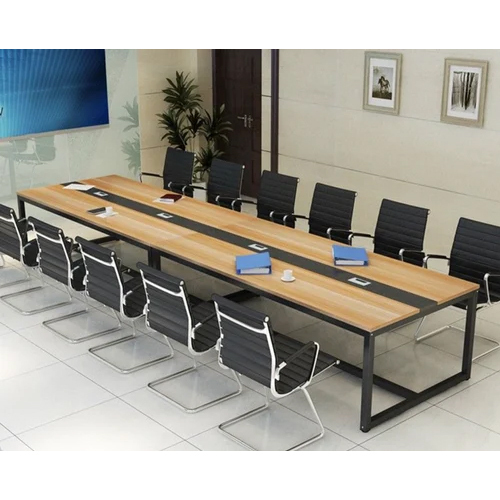 Wooden Office Conference Table - Color: Brown