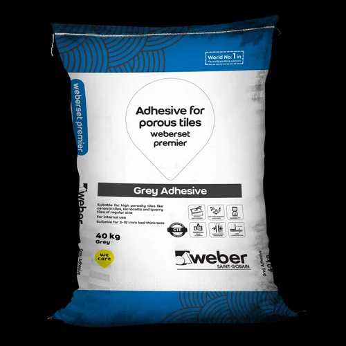 White 40 Kg Weber Tile Adhesives