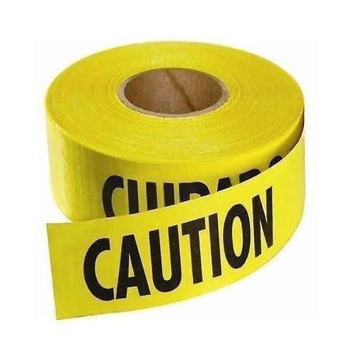 Waterproof Caution Tape - Color: Yellow