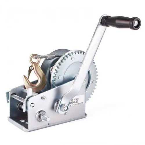 Mini Hand Brake Winch Capacity: 800 To 3000 Kg/Day