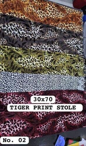 Tiger print stole