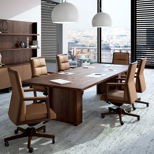 Brown Office Conference Table