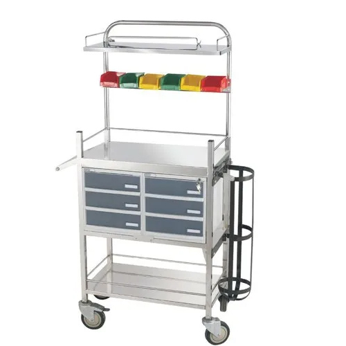 Durable Crash Cart Trolley