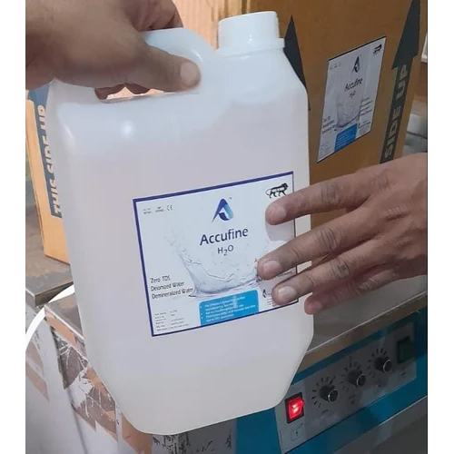 Accufine Deionized Water - Packaging: Can