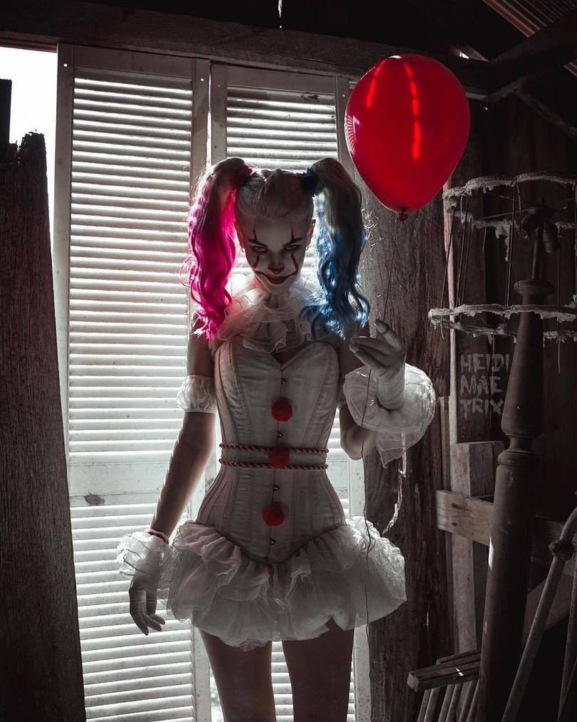 Cosplay PennyWise (Harley Quinn) | Пикабу