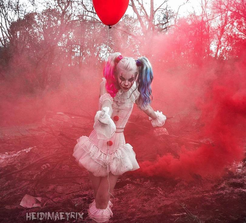 Cosplay PennyWise (Harley Quinn) | Пикабу