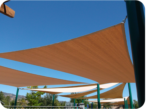 Custom shade sail polytex