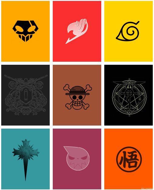 Fairy Tail  Soul Eater Pics  DIFFERENT ANIME SYMBOLS  Wattpad