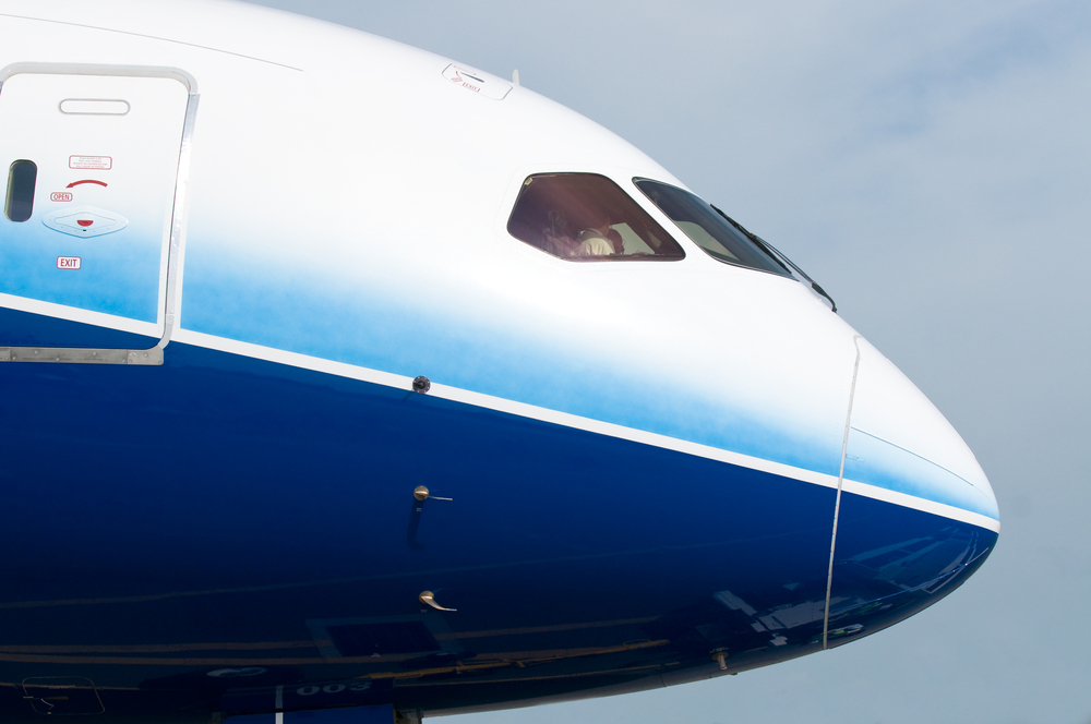 Front,Profile,And,Cockpit,Windows,Of,Wide-body,Airplane. ⋆ BALPA