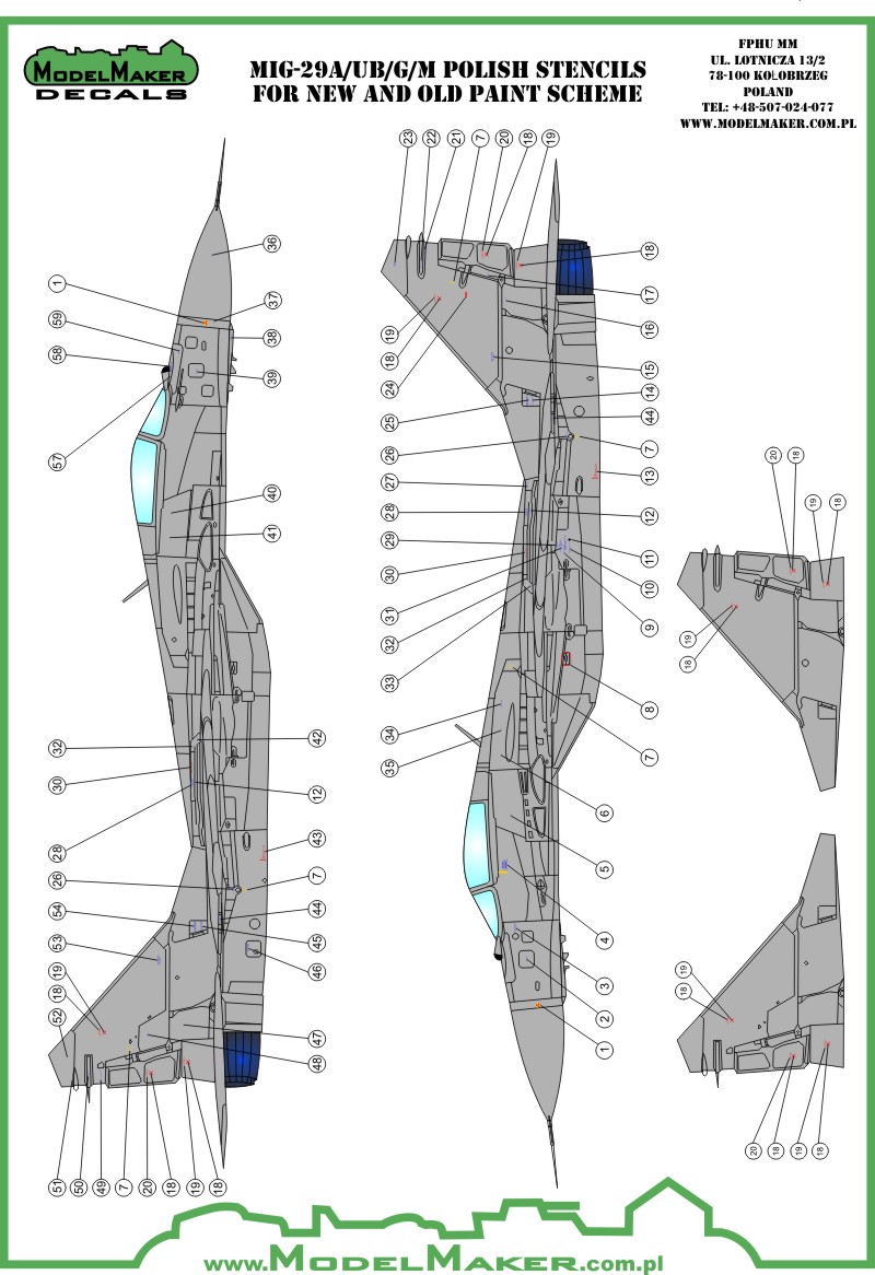 Model Maker Decals Aircraft decals - D72091 | Hannants