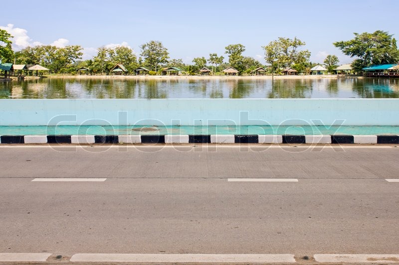 Road side swamp view background | Stock image | Colourbox