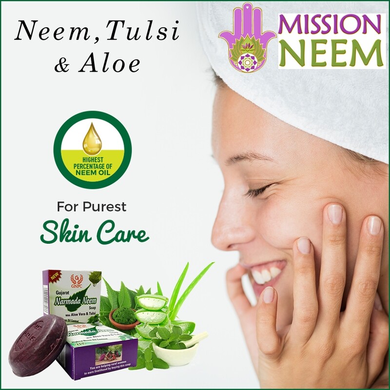 Handmade Neem, Tulsi &amp; Aloe Soap