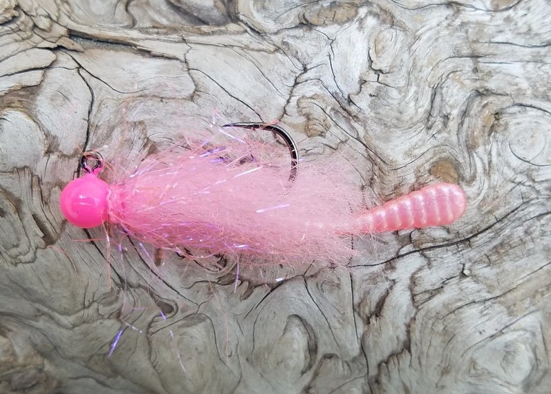 #WM13 'Ht Pink Bubblegum' UV Worm