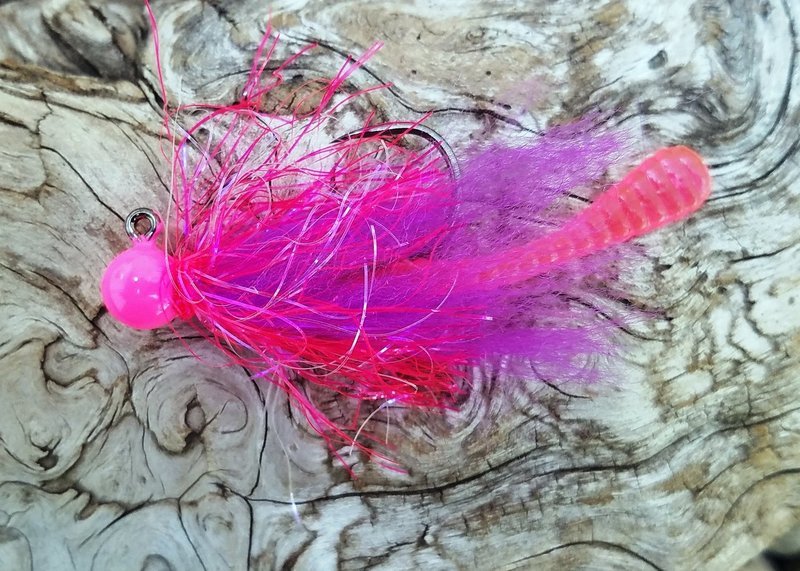 #WM16  'Pink Showgirl' UV Worm