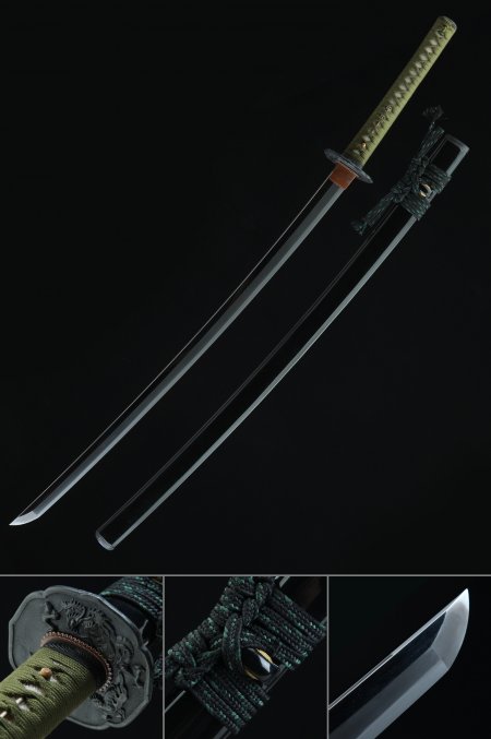 High-performance Battle Ready Japanese Katana Sword Tamahagane Steel