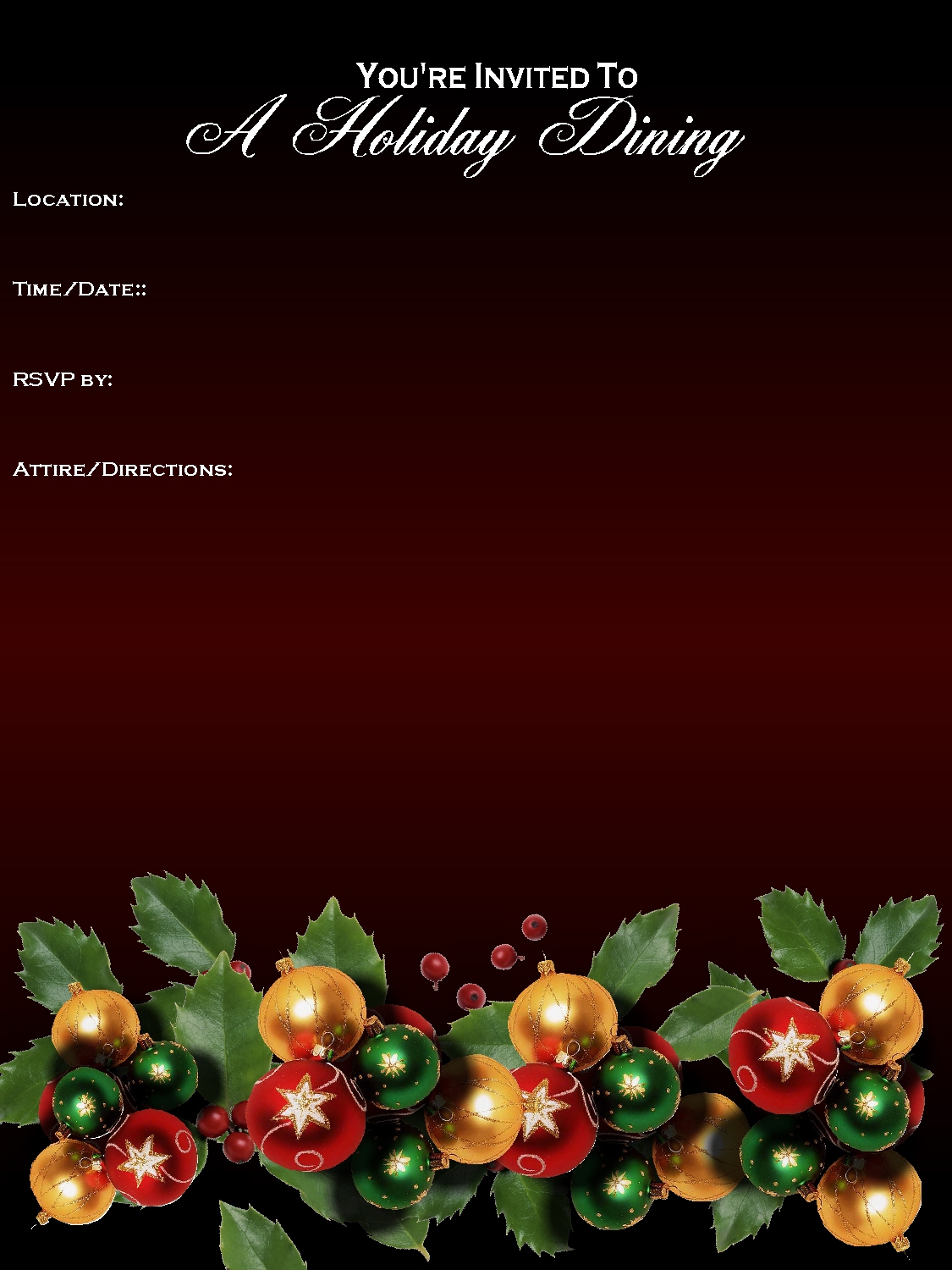 Blank Christmas Flyer Template from dcassetcdn.com