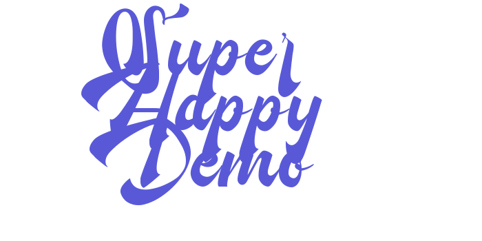 Super Happy Demo Font Download