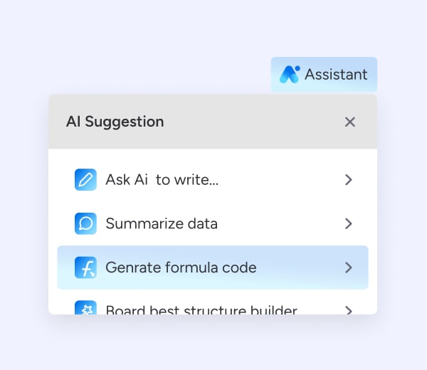 AI formula assistant