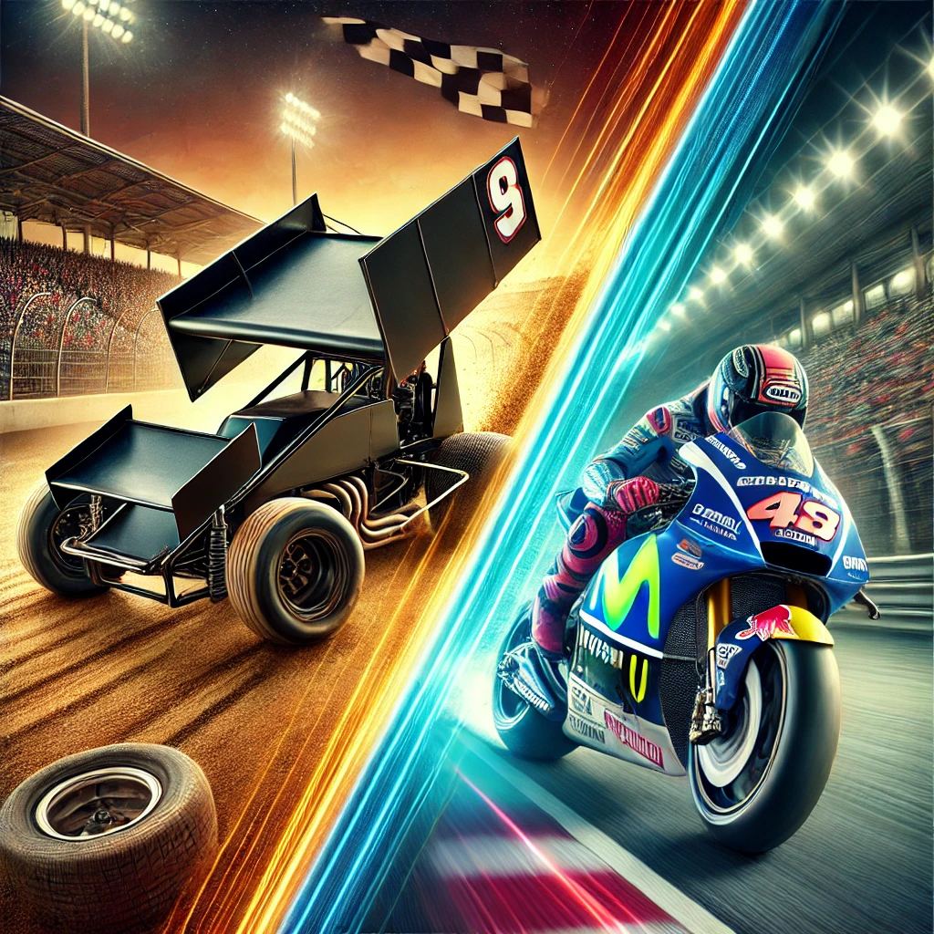 sprintcar vs motogp