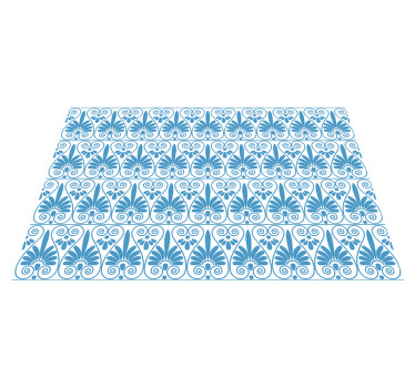Tapis vinyle carreaux Carreaux de style grec - TenStickers