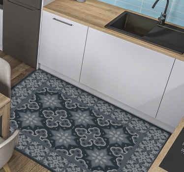 Tapis vinyle cuisine carreaux Tuile arménienne - TenStickers